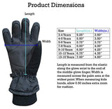 N'Ice Caps Kids Bulky Thinsulate Waterproof Winter Snow Ski Glove with Ridges