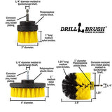 Drill Brush Attachment - Bathroom Surfaces Tub, Shower, Tile and Grout All Purpose