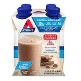 Atkins Milk Chocolate Delight Protein-Rich Shake. Rich and Creamy with High-Quality