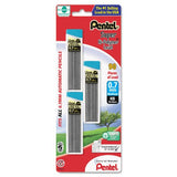 Pentel C27BPHB3K6 Super Hi-Polymer Lead Refills, 0.7mm, HB, Black 30/Tube