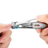 Nail Clipper Set,15mm Wide Jaw Opening Sharp Fingernail Clippers Toenail Clippers Nail Clippers for Thick Toenails or Tough Fingernails,Good Gift for Men and Women, Seniors,Stainless Steel 2Pcs