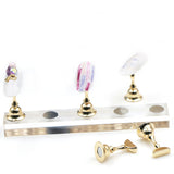 Autohome Crystal Acrylic Nail Practice Stand Holder Polish Display Manicure Tools(2 Sets)