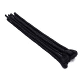 12” Dreadlock Extension For Hip-Hop Crochet Braiding Hair For Man Handmade Single End Synthetic Reggae Extension Twist Braiding Hairpiece Heat Resistant Box Braid (15strands/3packs,dark black)