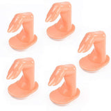 Practice Finger Nail Art Practice Finger Plastic Fake Fingers with Nails for Hand Nail Art Training Display Decoration Tools (20pcs)