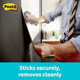 Post-it Dry Erase Whiteboard Film Surface for Walls, Doors, Tables