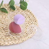 Tbestmax 10 Oz Plastic Cotton Swab Ball Pad Holder, Qtip Jar Clear Makeup Organizer