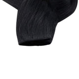 RUNATURE 20 Inches V Clip in Hair Extensions Color 1 Jet Black One Piece (100g) Clip in Straight Hair Extensions for Women