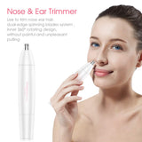 Electric Epilators Kit for Women by TOUCHBeauty, 4 in 1 Face Nose Hair Eyebrow Bikini Trimmer for Skin, Cordless with Portable Case Battery Powered