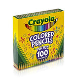 Crayola Colored Pencils Adult Coloring Set, Gift, 100 Count