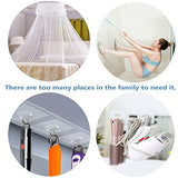 JINSHUNFA Wall Hooks 13lb(Max) Transparent Reusable Seamless Hooks,Waterproof