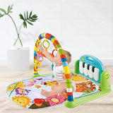 Hoopeum Baby Play Mat Toys for 0-3-6-12 Months,Activity Jungle Gym Playmat Tummy