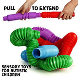 BunMo XL Pop Tubes Sensory Toys for Autistic Children and Fidgets for Kids, ADHD Toys