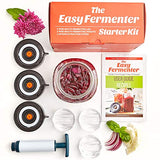 Easy Fermenter Wide Mouth Lid Kit (3 Lids + 3 Weights + Pump)