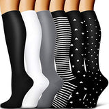 Copper Compression Socks Women & Men Circulation(6 pairs) - Best for Running