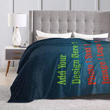 Custom Blanket Personalized Blanket from Photo Text, Custom Blankets with Photos