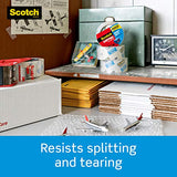 Scotch Heavy Duty Packaging Tape, 1.88" x 38.2 yd, Designed for Packing