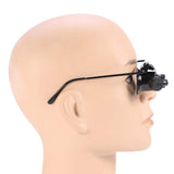 Eye Glasses Magnifier, 20X Magnification Single Eyeglass Magnifying Tool, LED Light Magnifier for Jeweler Watch Repair, Stamps, Coins and Notes