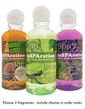 3-Pack InSPAration - Spa, Hot Tub, Bath Liquid Aromatherapy Fragrances 9 oz - PLEASE BE SURE TO SPECIFY 3 FRAGRANCES in email, call or send us a message with your choices!