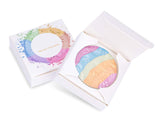 FantasyDay Pro 6 Colors 3D Baked Rainbow Highlighter Eyeshadow Makeup Palette Cosmetic Blusher Shimmer Powder Contouring Kit Unicorn Blush #2