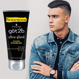 Got2b Ultra Glued Invincible Styling Hair Gel, 6 Ounce