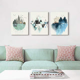 Abstract Mountain in Daytime Canvas Prints Wall Art Paintings Abstract Geometry Wall