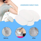 Underarm Sweat Pads - Disposable Cotton Armpit Sweat Absorbent Pads Unisex T-shirt Garment Perspiration Guards(40PCS)