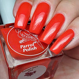 Parrot Polish Poison Dart Red