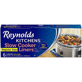 Reynolds Kitchens Slow Cooker Liners, Regular, 6 Count (Pack of 1)