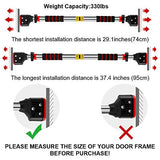 KUCATE Pull Up Bar for Doorway, Chin Up Bar No Screw with Locking Mechanism