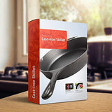 Pre-Seasoned Cast Iron Skillet - Utopia Kitchen (12.5 Inch)