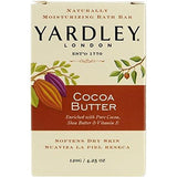 Yardley London Pure Cocoa Butter & Vitamin E Bar Soap, 4.25 Ounces /120 G (Pack of 12)