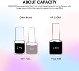 UR SUGAR 10 Colors Gel Nail Polish Kit Beginner Set With Base Top Coat 54W LED UV Nail Dryer Curing Lamp Manicure Nail Art Drill Tools and 3D Decoration All in One Kit Starter Kit
