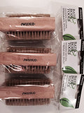 Swissco Wooden Nail Brush Natural Bristle (3 Pack)