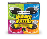 Learning Resources Recordable Answer Buzzers, Personalized Sound Buzzers