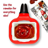 Saucemoto Dip Clip | An in-car sauce holder for ketchup and dipping sauces