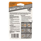 Gorilla Tough & Clear Double Sided Mounting Tape, 1" x 60", Clear, (Pack of 1)