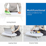 STORAGE MANIAC Tabletop Ironing Board with Folding Legs, Extra Wide Countertop