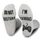 Do Not Disturb I'm Gaming Socks, Gaming Sock Funny Novelty Gift