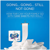 Scott 1000 Sheets Per Roll Toilet Paper, 32 Rolls (4 Packs of 8), Bath Tissue