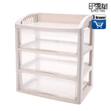 IMPR3·TREE 3 Drawer Storage Rack Cosmetic Case Organizer Artist Makeup Brushes Toiletry Jewelry Digital Accessories File