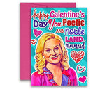 Leslie Knope Galentine's Day Card Parks and Recreation Valentine's Day Card