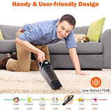 Handheld Vacuum, 6500PA Cordless Hand Vacuum, Mini Portable Vacuum Cleaner