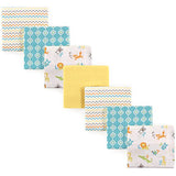 Luvable Friends Unisex Baby Cotton Flannel Receiving Blankets Bundle, Abc, One Size