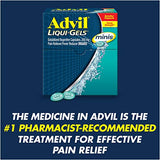 Advil Liqui-Gels Minis- 200mg Ibuprofen, Pain Reliever/Fever Reducer, 100 Count