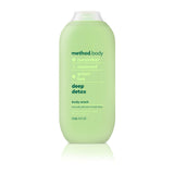 Method Body Body Wash - Deep Detox & Pure Peace - Set of 2 (Each 18 fl oz 532 ml)