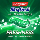 Colgate Max Fresh Whitening Toothpaste with Breath Strips, 6 Oz, Limited Edition