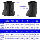 Waist Trainer for Women Corset Cincher Body Shaper Girdle Trimmer with Steel Bones