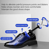 Shoe Stretcher Men, Pair of 4-way Adjustable Shoe Widener Expander to Stretch