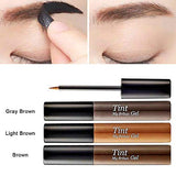 Tint My Brows Gel Long-Lasting Eyebrow Peel Off Brow Tint Tattoo (Brown)