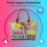 Lunch Bags for Women Insulated Thermal Lunch Tote Bag Durable Large Lunch Box